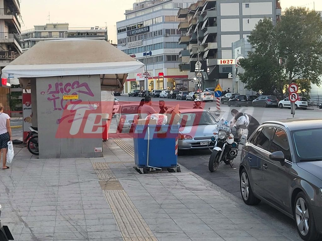 Πάτρα: Αυτοκίνητο έπεσε πάνω σε περίπτερο - Από θαύμα δεν υπήρξε τραυματισμός - ΦΩΤΟ
