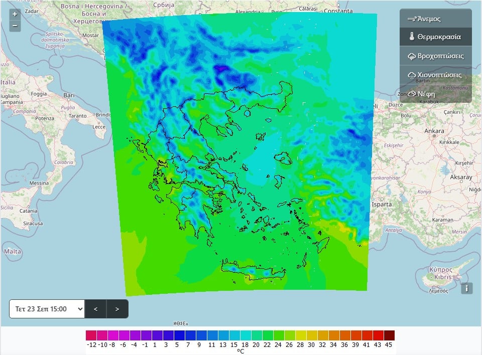 Έρχονται βροχές, καταιγίδες και πτώση της θερμοκρασίας - ΧΑΡΤΕΣ